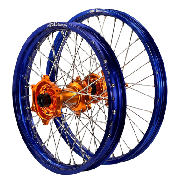 Envy/DID 21/18x2.15 KTM SX-SXF 2013-14 Blue/Orange Wheel Set