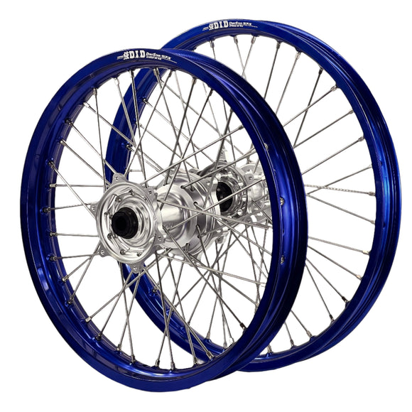 Envy/DID 21/19x2.15 Beta RR 125-530 2013-2025 Blue/Silver Wheel Set