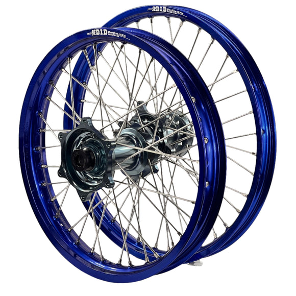 Envy/DID 21/18x2.15  KTM EXC-EXCF 16-23 / Husqvarna TE-FE 16-23 Blue/Titan Wheel Set
