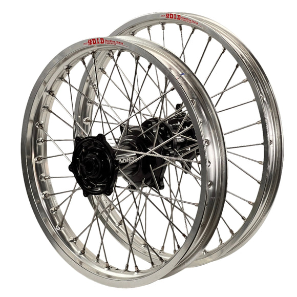Envy/DID 21/19x2.15 Yamaha YZ125-250/YZ250-426F 2002-07 Silver/Black Wheel Set