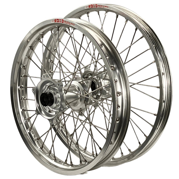 Envy/DID 21/19x2.15 Yamaha YZ125-250/YZ250-426F 2002-07 Silver/Silver Wheel Set