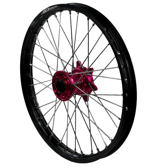 ENVY/DID STX KTM SX-SXF. HQVA TC-FC, Gas Gas MC 125-450 2023-2025 21/19x2.15 Black / Hot Pink Wheel Set