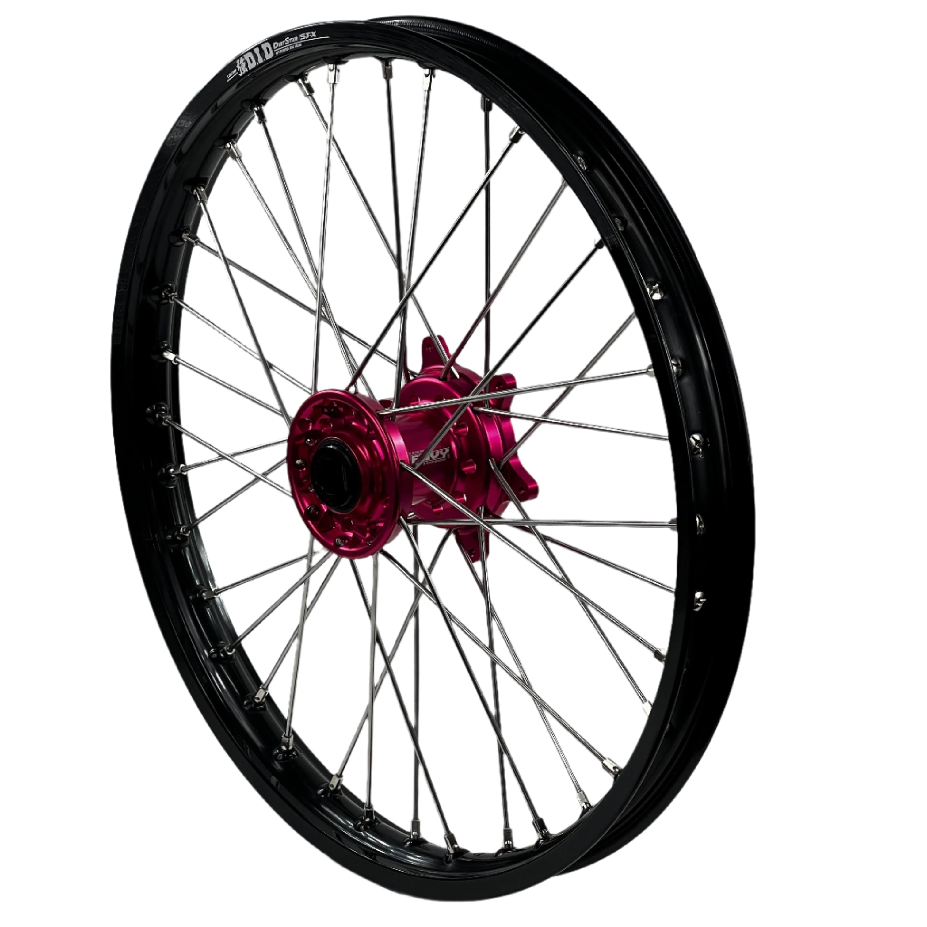 ENVY/DID STX KTM SX-SXF 125-450 2003-2012 21/19x2.15 Black / Hot Pink Wheel Set