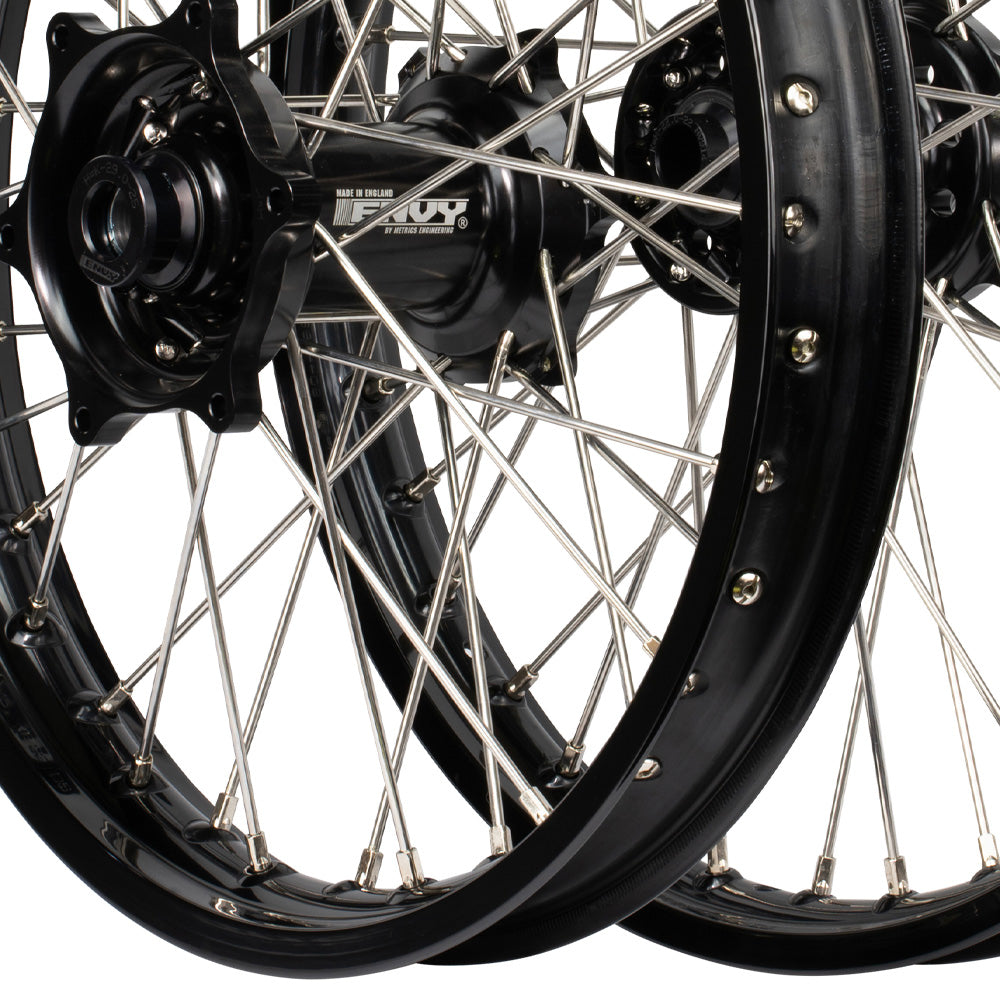 Envy/DID Yamaha YZ125-250 1990-95 Black/Black Wheel Set