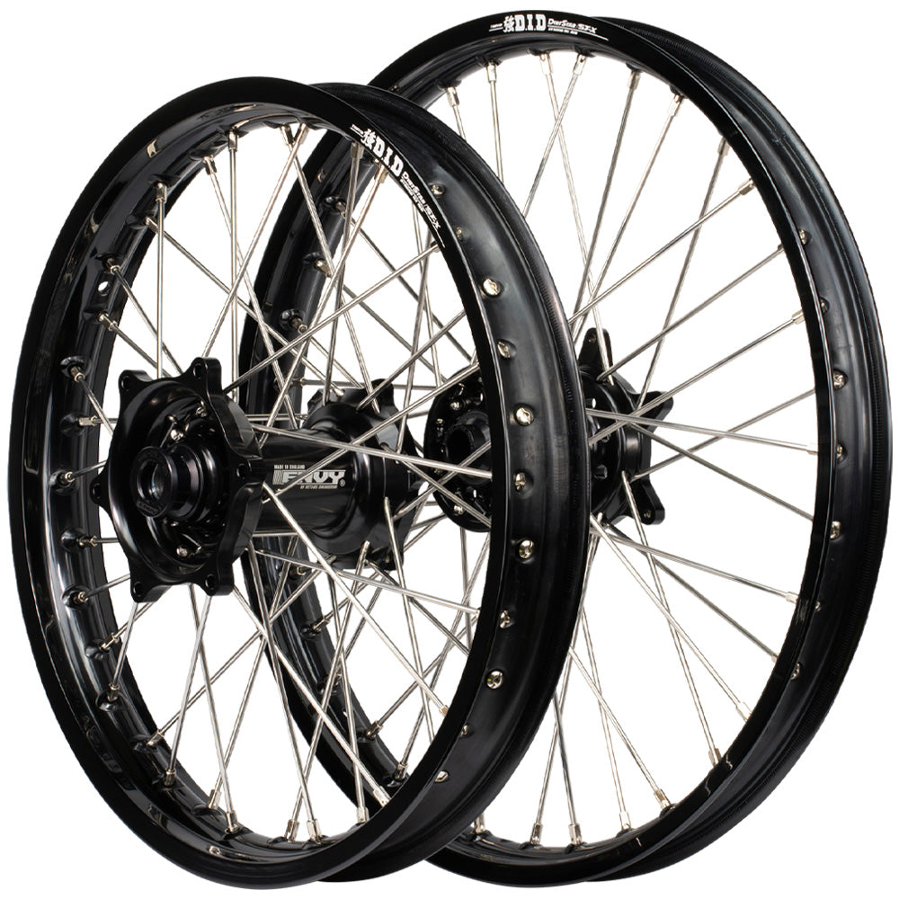 Envy/DID Honda CR125-250-500 95-99 Black/Black Wheel Set