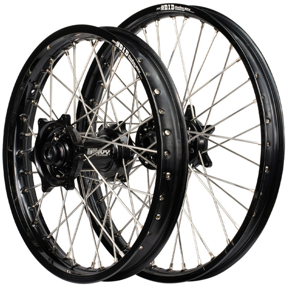 Envy/DID Kawasaki KX125-250/KX250-450F 06-18 Black/Black Wheel Set