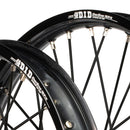 Envy/DID 21/19 Kawasaki KX125-250 1989-92 Black Rim / Black Hub Black Spokes Wheel Set-5