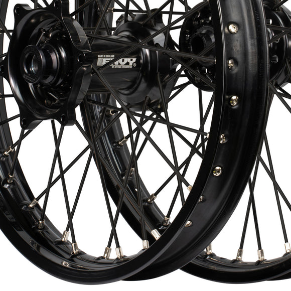 Envy/DID 21/19 Yamaha YZ125-250/YZ250-450F 99-07 Black Rim / Black Hub Black Spokes Wheel Set