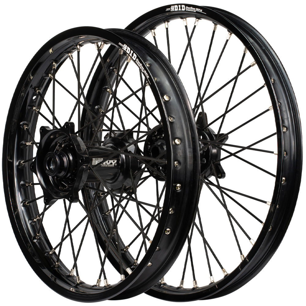 Envy/DID 21/19 KTM SX-SXF 03-12/ TC-FC 2014 Black Rim / Black Hub Black Spokes Wheel Set
