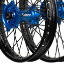 Envy/DID 21/19 Yamaha YZ125-250 1998 Black Rim / Blue Hub Black Spokes Wheel Set-3