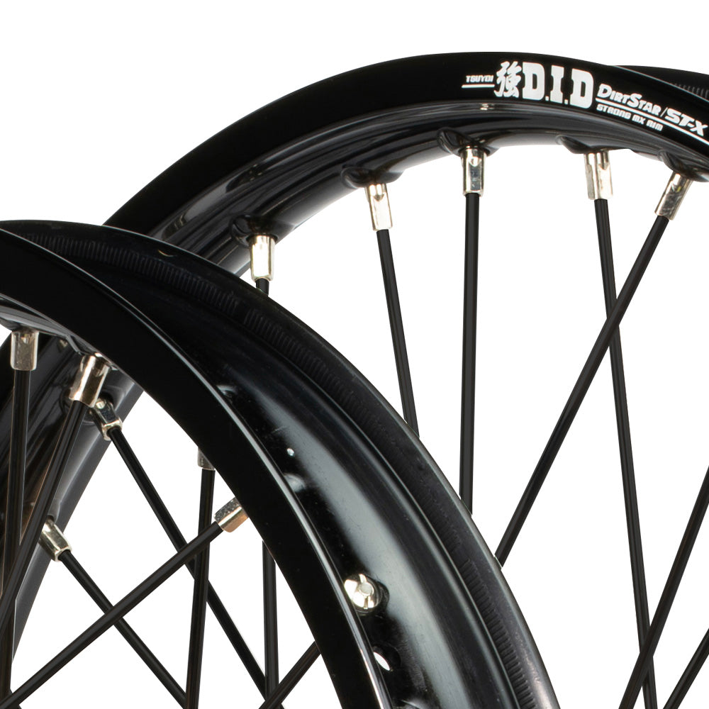 Envy/DID 21/19 Yamaha YZ250-450F 09-13 Black Rim / Copper Hub Black Spokes Wheel Set