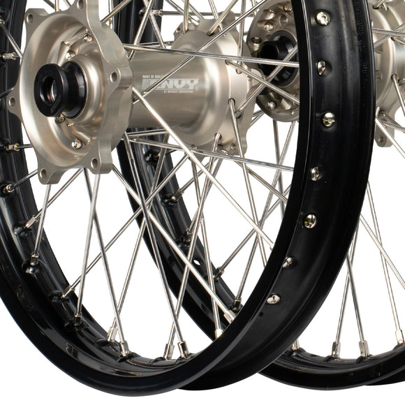 Envy/DID 21/18 KTM SX-SXF 15-22, Husqvarna TC-FC 16-22 Black/Factory Wheel Set