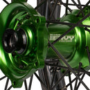 Envy/DID 21/19 Kawasaki KX125-250/KX250-450F 06-18 Black Rim / Green Hub Black Spokes Wheel Set-2