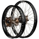 Envy/DID Suzuki RMZ250-450 2007-24 Black/Mag Wheel Set-1