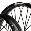 Envy/DID 21/19 Suzuki RM125-250 2001-2011 Black Rim / Mag Hub Black Spokes Wheel Set-4