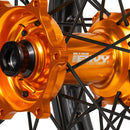 Envy/DID 21/19 KTM SX-SXF 03-12/ TC-FC 2014 Black Rim / Orange Hub Black Spokes Wheel Set-2