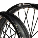 Envy/DID 21/18 KTM EXC-EXCF 03-15 / TE-FE 250-501 14-15 Black Rim / Orange Hub Black Spokes Wheel Set-4
