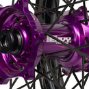 Envy/DID 21/19 Kawasaki KX125-250 2003 Black Rim / Purple Hub Black Spokes Wheel Set-2