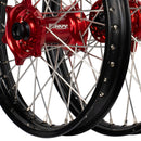 Envy/DID Honda CR125-250-500 89-94 Black/Red Wheel Set-3