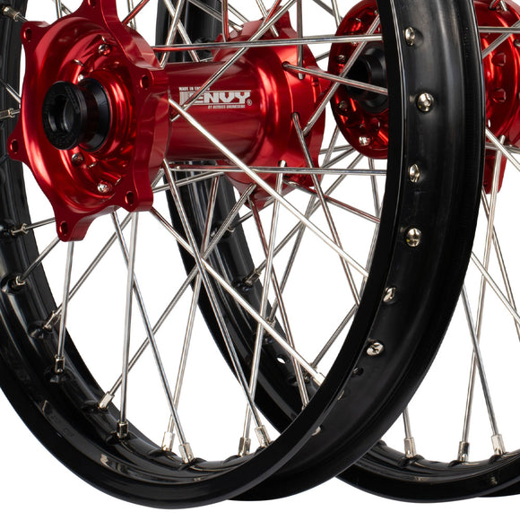 Envy/DID Yamaha YZ250-450F 14-24 Black/Red Wheel Set
