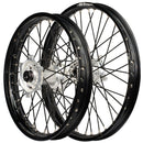 Envy/DID 21/19 Yamaha YZ250-450F 14-24 Black Rim / Silver Hub Black Spokes Wheel Set-1