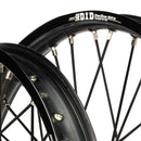 Envy/DID 21/18 KTM EXC-EXCF 16-23 / Husqvarna TE-FE 16-23 Black Rim / Titan Hub Black Spokes Wheel Set-4