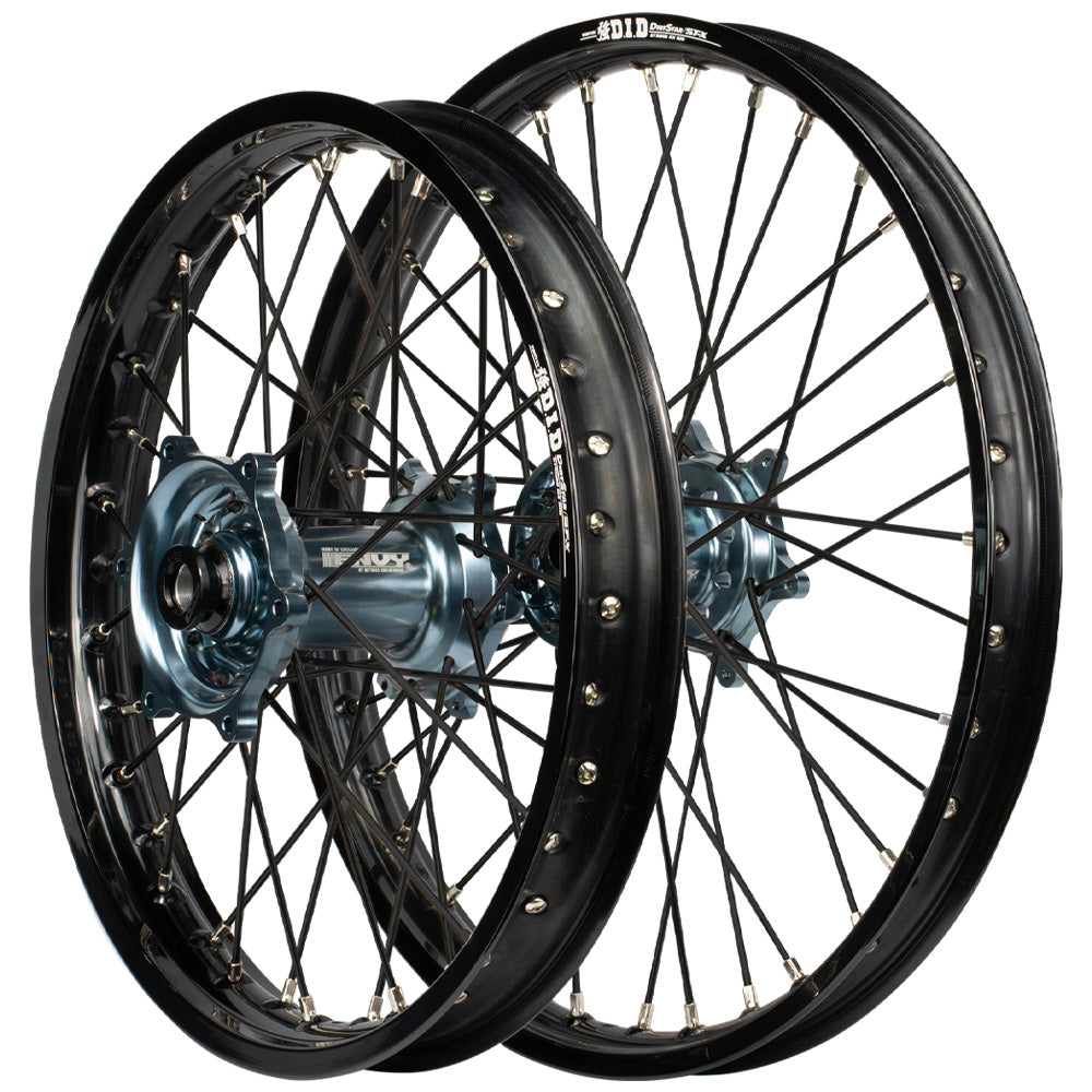 Envy/DID 21/19 KTM SX-SXF 2013-14 Black Rim / Titan Hub Black Spokes Wheel Set