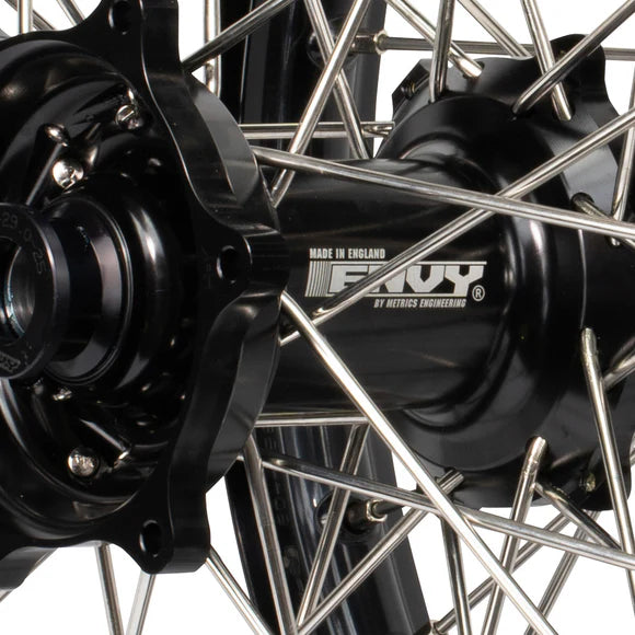 ENVY / Excel 21/19x2.15 Triumph TF250-X 2024-25 Black Rims / Black Hubs Wheel Set