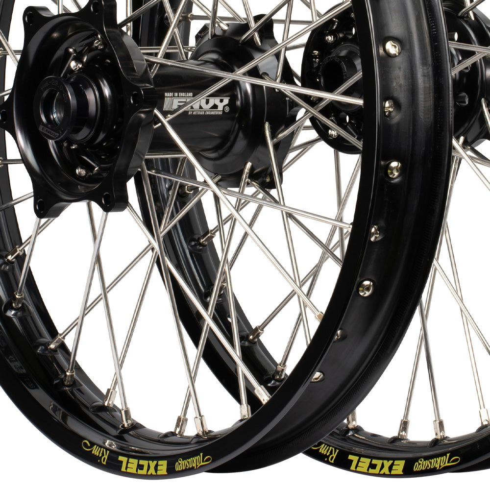Envy/Excel KTM EXC-EXCF 03-15 / TE-FE 250-501 14-15 Black/Black Wheel Set