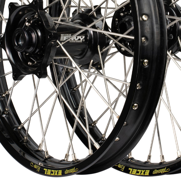 Excel/Envy 19x2.15/19x2.50 KTM SX-SXF / TC-FC 23-24 Black/Black Flat Track Wheel Set