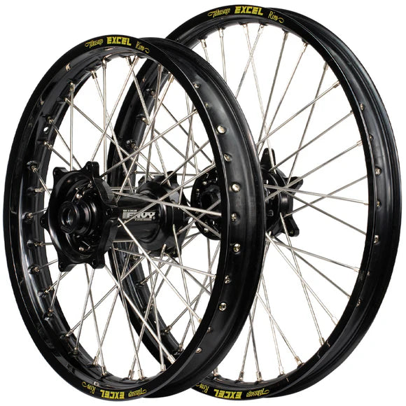 ENVY / Excel 21/19x2.15 Triumph TF250-X 2024-25 Black Rims / Black Hubs Wheel Set