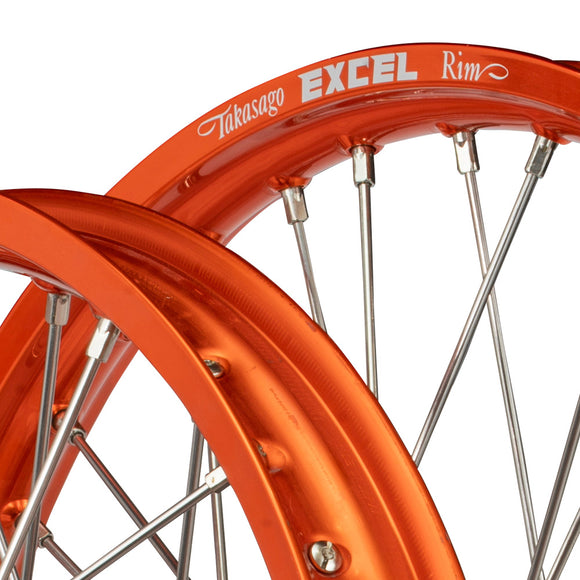 Envy/Excel 21/19 KTM SX-SXF 2013-14 Orange/Black Wheel Set