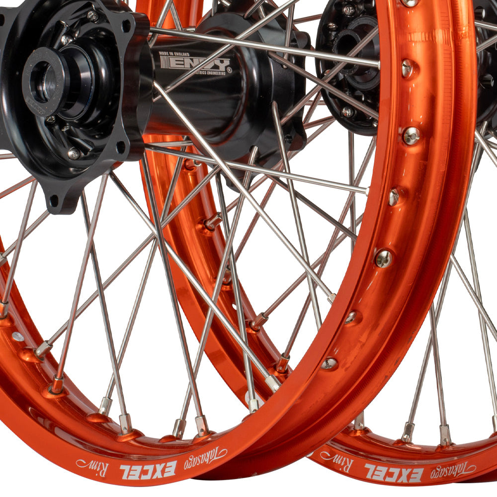 Envy/Excel 21/19 KTM SX-SXF 23-24 / Husqvarna TC-FC 23-24 Orange/Black Wheel Set