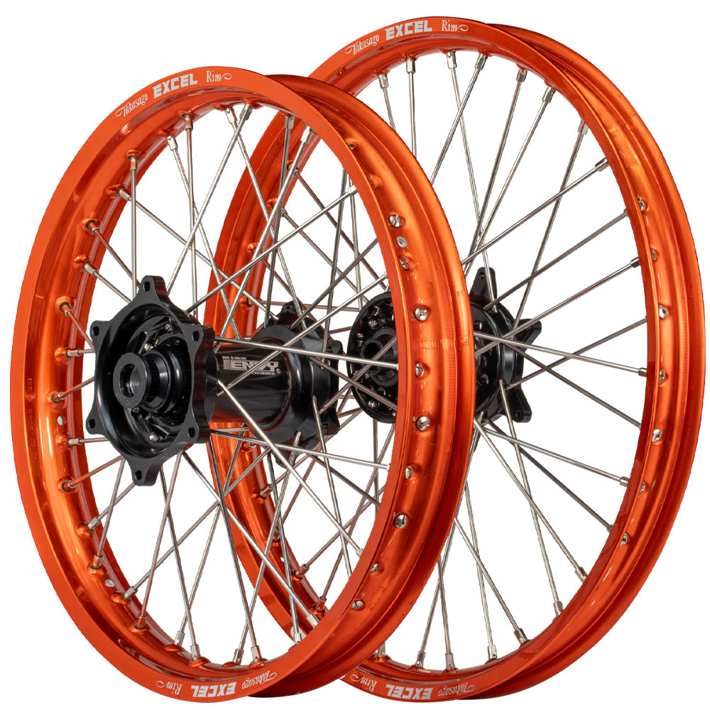 Envy/Excel 21/19 KTM SX-SXF 23-24 / Husqvarna TC-FC 23-24 Orange/Black Wheel Set