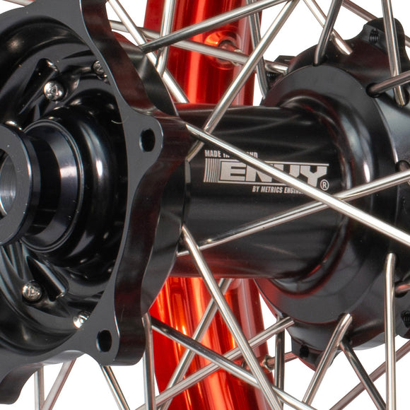 Envy/Excel 21/19 Suzuki RMZ250-450 2007-2024 Red/Black Wheel Set