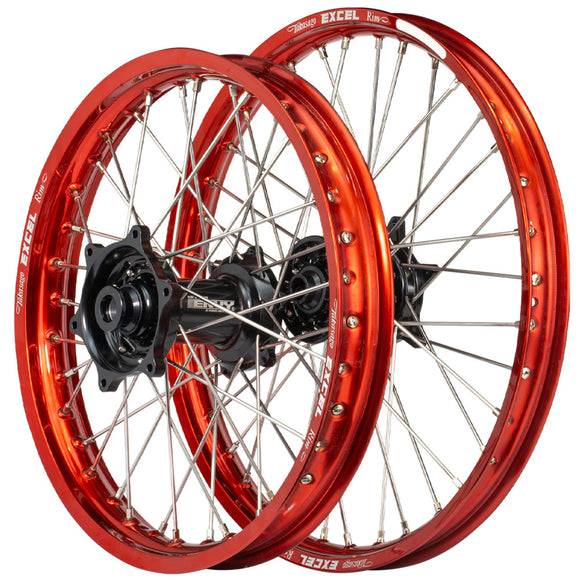 Envy/Excel 21/19 KTM SX-SXF 2013-14 Red/Black Wheel Set