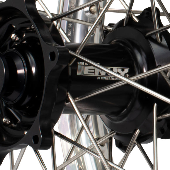 Envy/Excel 21/19 Yamaha YZ250-450F 09-13 Silver/Black Wheel Set
