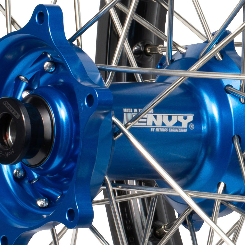 Excel/Envy 19x2.15/19x2.50 KTM SX-SXF / TC-FC 23-24 Black/Blue Flat Track Wheel Set