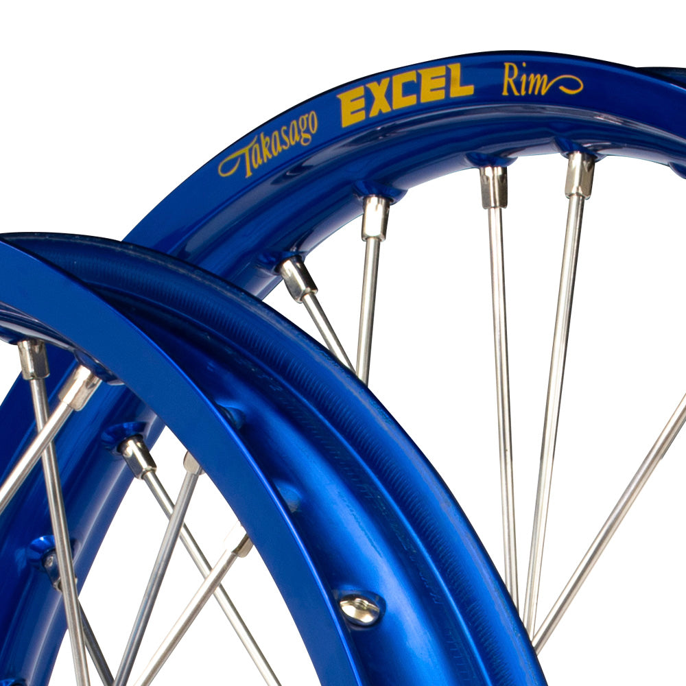 Envy/Excel 21/19 Yamaha YZ125-250 1990-95 Blue/Blue Wheel Set