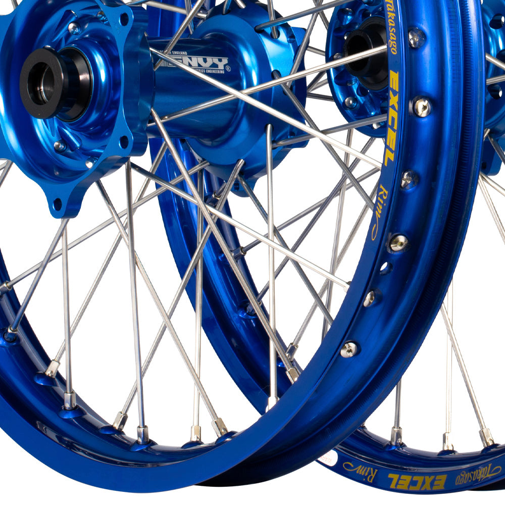 Envy/Excel 21/19 Yamaha YZ125-250 08-23 / YZ250-450F 07-08 Blue/Blue Wheel Set