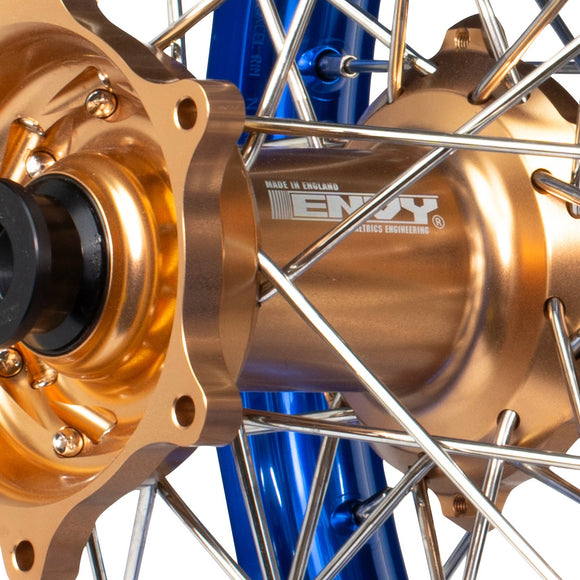 Envy/Excel 21/18 KTM EXC-EXCF 2024 / Husqvarna TE-FE 2024 Blue/Copper Wheel Set