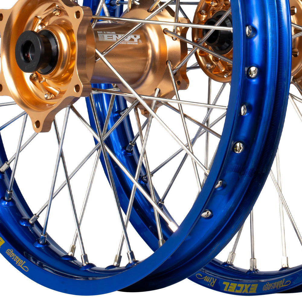 Envy/Excel 21/18 KTM EXC-EXCF 03-15 / TE-FE 250-501 14-15 Blue/Copper Wheel Set