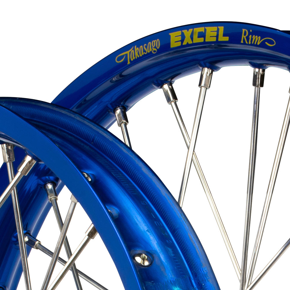 Envy/Excel 21/19 Yamaha YZ125-250/YZ250-450F 99-07 Blue/Factory Wheel Set
