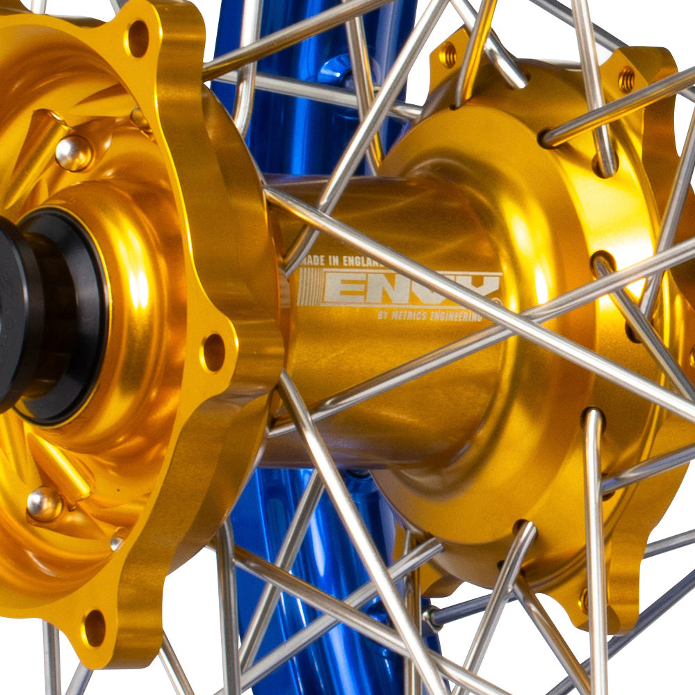 Envy/Excel 21/19 KTM SX-SXF 15-22 / Husqvarna TC-FC 16-22 Blue/Gold Wheel Set
