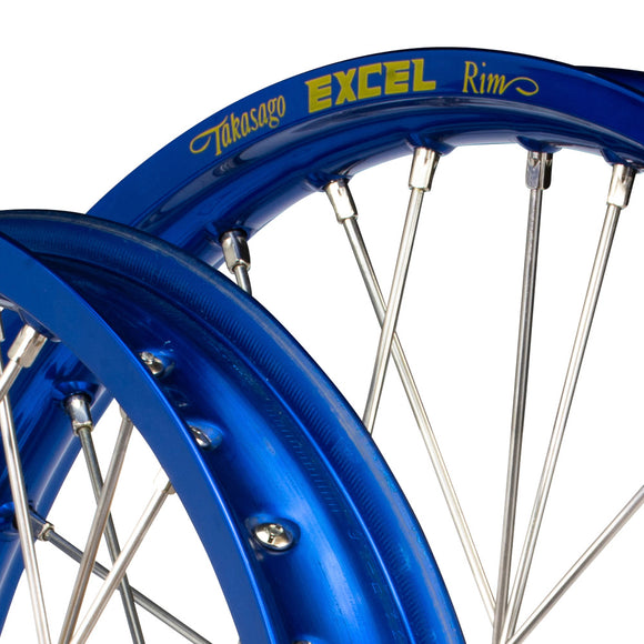 Envy/Excel 21/19 Honda CRF250-450R 2013-24 Blue/Gold Wheel Set
