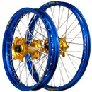 Envy/Excel 21/19 KTM SX-SXF 15-22 / Husqvarna TC-FC 16-22 Blue/Gold Wheel Set-1