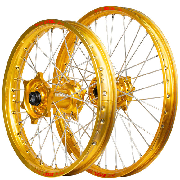 Envy/Excel 21/18 Sherco SE/SEF 250-500 2005-2024 Gold/Gold Wheel Set