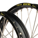 Envy/Excel Kawasaki KX125-250-250F 04-05 Black/Green Wheel Set-4