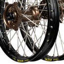 Envy/Excel Suzuki RMZ250-450 2007-24 Black/Mag Wheel Set-3