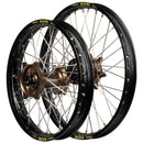 Envy/Excel Kawasaki KX250F 21-24/ KX450F 19-24 Black/Mag Wheel Set-1
